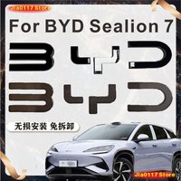 For BYD Sealion 7 Sea lion 07 Styling Plastic Rear Emblem Front Grille Badge High-end Decals Auto Exterior Decoration