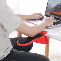 Computer Arm Rest For Desk Adjustable Ergonomic Wrist Rest Support For Keyboard Armrest Extender Rotating Mouse Pad Holder