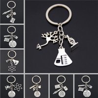 Chemical Microscope, Biological Unique Keychain, Small Gift For Teachers On Thanksgiving Day