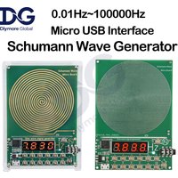 DC 5V 0.01Hz~100000Hz Adjustable Frequency 7.83HZ Schumann Wave Generator Sine Wave Signal Generator Micro USB Interface