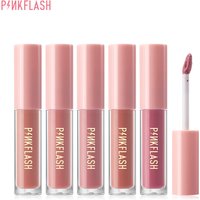 PINKFLASH Lipgloss Matte Lipstick Soft Moisturizing Red Nude Pink Melting Lip Cream Waterproof Makeup Not Fade Lip Gloss Liptint