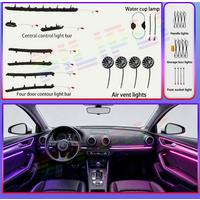 Dashboard Decorative For Audi A3 8V 8Y S3 RS3 2013-2021 LHD RHD Ambient Light Atmosphere Lamp Interior lighting kit illuminated