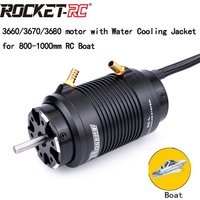 Rocket RC 3660 3670 3680 3250KV 2600KV 880KV 1100KV 4300KV Brushless Motor for M41 Catamaran Spartan 800mm-1000mm RC Boat
