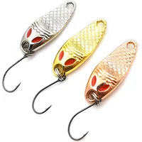 New 1pcs Lure Spoon Fishing Lures Pesca Wobblers Spinner Baits Shads Sequin Metal jigging For Carp Fishing Topwater Isca Bass