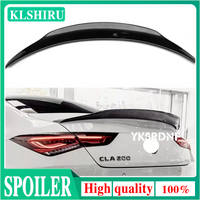 For Mercedes-Benz CLA W118 C118 PSM Style Carbon Fiber Rear Spoiler Trunk Wing 2019-2024 FRP honeycomb Forged