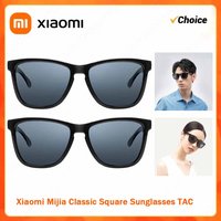 Xiaomi Mijia Classic Square Sunglasses TAC Polarized Lenses Glasses Retro Light Frame Screwless UV Protection Driver Women Men