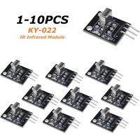 XCW KY-022 IR Infrared Sensor Receiver Module 2.7-5.5V IR Remote Control Receiver Module 3Pin TL1838 VS1838B 1838 for Arduino