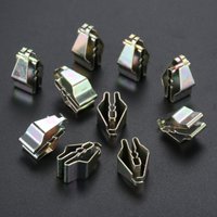 20Pcs Universal Auto Interior Trim Panel Fixed Clip Buckle Retainer Rivets For BMW Metal Car Fasteners Car Interior Accessories