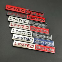 Logotipo de Metal de aleación de Zinc 3d, emblema de edición limitada, insignia para maletero de coche, pegatina