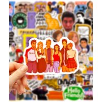 AliExpress GOGOTU 10/30/50PCS Friends TV Show Cartoon Stickers PVC Waterpoof Phone Bike Laptop Luggage Stationery Guitar Funny Stickers DIY Toys