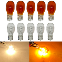 10pcs T13 10W T15 W16W Halogen Lamp Clear Glass Warm White Amber DC 12V 16W Interior Light Clearance Light Halogen Light Bulbs