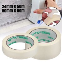 Masking Tape Easy Tear Clean Peel White Painters Painting Indoor Outdoor 24/50MM
