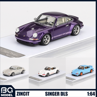 ZINCIT 1:64 Singer DLS Coupe sports car 911 alloy miniature simulation car model, collectible ornament, genuine in stock