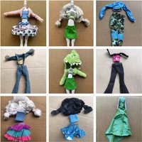 Dancing Doll Clothes Pants Coat Hats Colorful Doll Decors Original Monstering Bratss Doll Costume Kids DIY Dressing Toys