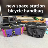 Rhinowalk X Gearhub Universal Bicycle Handbag 3.3l Space Station Design Bicycle Front Bag Multi Functional Highway Mountain Bike
