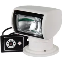 Marine Searchlight 100W 360 Degree Rotation 12V/24V Xenon/Halogen Yacht Speedboat Spotlight Super Bright Spot Light