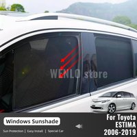 For Toyota Estima PREVIA Tarago RX50 2006-2019 Magnetic Car Sunshade Side Window Curtain Sun Shield Visor Front Windshield