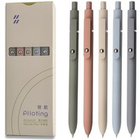 5 Pack 0.5mm Black Ink Pen Fine Tip Smooth Writing Used for Diary Notes Cute Office Study Supplies Gifts for Women Men