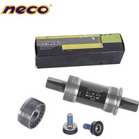 Neco vélo pédalier trou carré 68mm vélo pédalier axe BB vtt pédalier 110.5 113 115 118 120 121.5 122.5 124.5