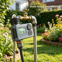 1 outlet automatic watering timer intelligent irrigation watering system spray faucet hose programmer timer suitable for garden