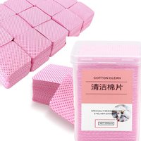 100/200/300PCS Lint Free Nail Wipes, Glue Wipes, Absorbent Soft Non-woven 200pc Lint- Free Cotton Wipes Nail Polish Remover Wipe