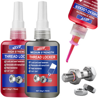 243/271 Medium Strength To High Threadlocker Blue Red Threadlocker Adhesive Thread Locker Blue Screw Glue Agent Anaerobic Glue Anti-Loose 50ml.