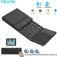 NILLKIN Folding Bluetooth Keyboard With Touchpad For Smartphone Windows IOS Android PC Office Mini Portable Wireless Keyboard