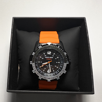 2026 New Outdoor sports waterproof solar rechargeable light kinetic energy luminousswimming men's watch with speed measurement