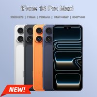 HOT IFone 18 Pro Maxi Android 15 Telefony komórkowe 7,3 cala Odblokowany Oryginalny Smartfon 5G 22GB+2TB Rozpoznawanie twarzy 5G Dual Card Telefon komórkowy 7800mAh Telefony komórkowe