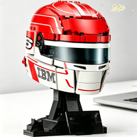2026 NEW 886pcs Charles Leclerc Helmet Building Blocks Assembled Model Toys For Birthday Gifts Presents for Collectors