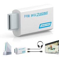 for Wii To HDMI-compatible Adapter Converter 3.5mm Audio For PC HDTV Monitor 1080P 720P Wii2 To HDMI WII2HDMI Converter Adapter