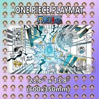 One Piece OPCG Playmat Luffy Zoro Anime TCG Card Game Mat Non-slip Rubber Large Gaming Mouse Pad Desk Mat Card Game Playmat Gift