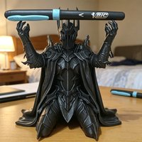Creative Dark Devil Pen Holder Anime Brush Stand 3D Printing Art Pencil Rack Stationery Storage Pot Student Office Desk Decor