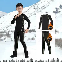 Children's Ski Speed Drying Training Clothes Warm Underwear Boys' Football Tight Base Sports Set