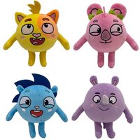 24cm Baby Zoo Plush Toys Cartoon Cat Rhino Hedgehog Anime Soft Stuffed Animals Doll Kids Songs Toys Kids Children Birthday Gifts