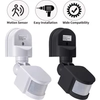 Motion Sensor 220V 110V 12V Switch Automatic Infrared Human Body Induction Detector 180° Rotating Outdoor Light Switch