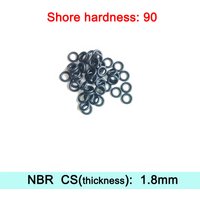 Shore Hardness 90 Degree Thickness CS 1.8mm NBR Rubber O-Rings Seal Nitrile Butadiene Rubber Washers Sealing Ring OD*ID*CS