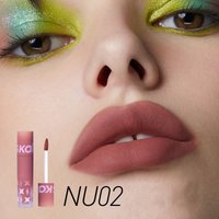 Kaleidos Velvet Matte Lip Stick Lip Cream Matte Finish Nude Colours Lip Tint Waterproof Lipgloss Long Lasting Vegan Makeup