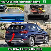 Trunk Handle Reverse Camera For BMW X1 F48 2015~2019 CCD/ Night Vision Rear View BackUp Parking Camera