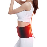 GOBYGO Adjustable Tourmaline Waist Brace Support Self Heating Lower Back Magnetic Therapy Back Waist Belt Lumbar Waist Bandage