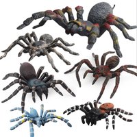 Simulation Animal Model 10cm Large Fake Spider Tarantula Black Spider Fun Halloween Prank Horror Props Children Novelty Toy