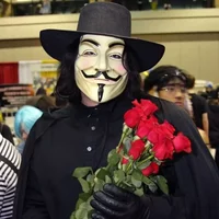 Halloween The V for Vendetta Party Cosplay Masque Mask Anonymous Guy Fawkes Fancy Dress Adult Costume Accessory Macka Mascaras