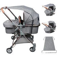 Baby Stroller Sun Shield Protector Universal Summer Outdoor Baby Pram Roof Anti Sun Coves Pushchair Cap Cart Awnings Accessories
