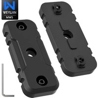 WEYLLAN MW5 MLOK Forend Weights Pair, Black, QD Sling Mount, Modular Balance Counterweight