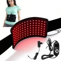 660nm and 850nm 120 LED Red Light Therapy Belt Beauty Devices for Face and Body Back Knee Hands Feet Relief Portable Heat Pad