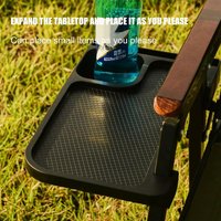 Chair Side Arm Tray Beach Chair Cup Holder Portable Breakfast Tray for Outdoor Recliner Tray Chair Side Tray Drink Holder