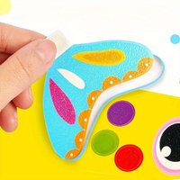Animal Craft DIY Kit, Educational Arts & Crafts Set, Includes Stickers, Perfect Gift, Enhances Fine Motor Skills, Craft Supplies