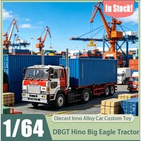 New In Stock Dbgt 1:64 Hino Big Eagle Tractor Head Profia Truck Static Display Model For Japanese Commercial Vehicle Hobby Toys
