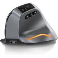 Lefon souris verticale Bluetooth souris ergonomique sans fil avec écran OLED souris optique Rechargeable USB rvb pour PC portable de jeu