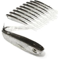 10pcs/Lot Soft Bait Fish Swimbait Fork Tail With Hook& Without Hooks Fishing Lure Artificial Silicone Bait Fishing Tackle Goods image 4